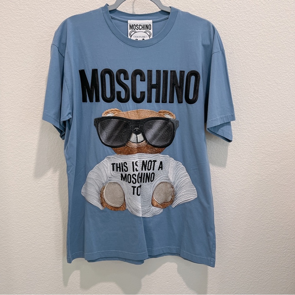 Moschino cotton teddy bear print t-shirt 🧸